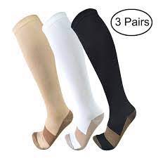 Compression Socks 15 20mmhg Unisex 3 Pairs Sock Best For Running Athletic Medical And Travel Colorful Cf18ndiig7n Size Small Medium Compression Socks Mens Compression Socks Copper Socks
