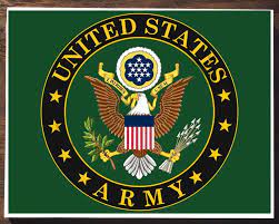 United States Army Emblem On Wooden Plaque Etsy Vintage American Art Stock Wallpaper Vintage Art