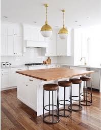 Butcher block island tops, also known as wood countertops, instantly add rustic charm to any kitchen. Stunning Furniture Marvellous White Kitchen Butcher Block Island 39