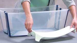 Excellent for bathing and great for so many other uses. Baby Bath The Foldable Stokke Flexi Bath Youtube