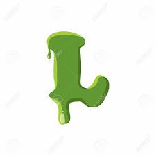 Letter, morse, nato, english, american, italian, german, international. Letter L From Latin Alphabet With Numbers And Symbols Made Of Green Slime Font Can Be Used For Halloween Design And Other Purposes Royalty Free Svg Cliparts Vectors And Stock Illustration Image