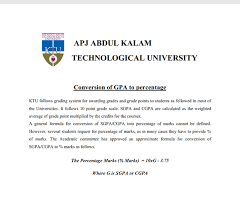 Maybe you would like to learn more about one of these? What Is The Formula For Calculating Percentage From Cgpa In Ktu Quora