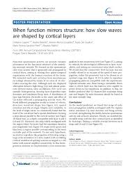 Victoria céspedes has 942 books on goodreads, and is currently reading the cobra by frederick forsyth. Pdf When Function Mirrors Structure How Slow Waves Are Shaped By Cortical Layers