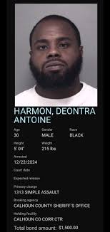 DEONTRA ANTOINE HARMON Charges 1313 SIMPLE ASSAULT STATUS