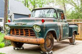 Image result for Light Green 1955 Truck