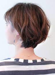 ショートヘア 大人の王道ふんわりひし形ショートボブ beautrium aveda 阪急うめだ本店の髪型 ヘアスタイル ヘアカタログ 2019春夏 ショートボブ ボブ ヘアスタイル