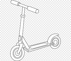 Home/printable motorcycle coloring pages/scooter printable coloring page for children. Kick Scooter Coloring Book Drawing Car Transport Freestyle Angle Child Png Pngegg