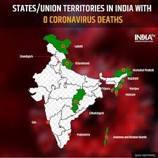 The states and union territories are furt. 12 Indian States Union Territories With No Covid 19 Deaths Nagaland Andaman Mizoram Manipur Goa Arunachal Chandigarh India News India Tv