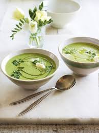 Jamie Oliver S Chilled Pea Chervil Soup With Creme Fraiche Vegetable Recipes Chervil Recipe Starters Recipes