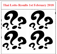 Thai Lotto Results Chart 1st February 2018 01 02 2018