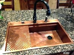 copper drop in sink copper sink drop in