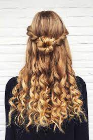 Armani Hairstyle Singapore Half Up Half Down Hair Prom Hair Styles Prom Hairstyles For Long Hair