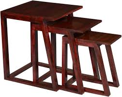 Unitek Furniture Sheesham Wood Nesting Tables For Living Room Set Of 3 Stools Wooden Bedside Table For Bedroom Table Set For Seating Flower Pot Vase Stand Seating Stool Furniture For Home Buy Here you can find different designs with drawers varying in their aesthetics. desertcart