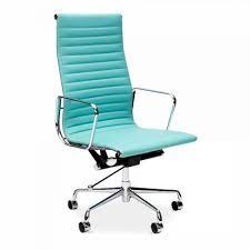 Twill tufted swivel desk chair. Ribbed Office Chair Turquoise Tiffany Blue Office Furniture Office Chair