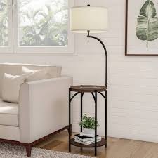 They can blend in with your decor or become a striking feature of it. Floor Lamp End Table Includes Led Light Bulb Modern Rustic Target