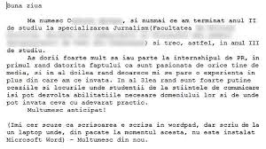 Scrisoarea de intentie pentru facultate si scrisoarea de motivatie. Internship 2 0 Editia 2012 Ultimele Zile De Inscriere In Stagiul I Sorin Tudor