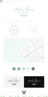 Branch Leaf Watercolor Photography Logo Watermark Elegant Etsy Wedding Photography Logo Wedding Planner Logo Watercolor Logo