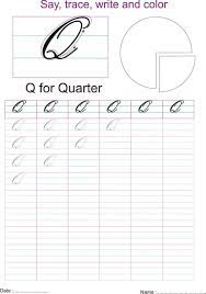 Similarly, it is asked, how do you write a kids practice writing capital and lowercase z in cursive on this third grade writing worksheet by tracing the letters, then writing their own. Cursive Writing Capital Q Novocom Top