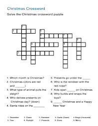 See also bingo template printable from puzzles topic. Free Printable Christmas Crossword Puzzles For Adults Free Printable