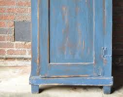 Annie Sloan Paris Grey Kitchen Cabinets Distressed Blue On Black Chalk Paint Distressed Painting Cabinets Distressed Painting Painting Kitchen Cabinets