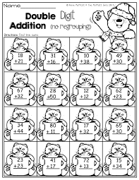 Winter Math And Literacy Packet First Grade Homeschool Math Math School Math Addition