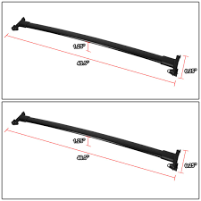 DNA Motoring RR-FEX11 Aluminum Roof Rack Cross Bars, Cargo Bars