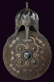 a turban type helmet and sipar turkey 19th century migfer orta cag zirhi zirh