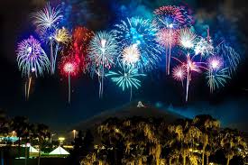 4th Of July A Mountain Fourth Of July Fireworks 4th Of July