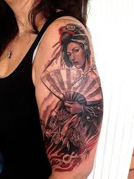 Unless you go for a more simple cartoonish look, geisha tattoos are going to take up some space. 50 Beautiful Geisha Tattoos You Will Love Cuded
