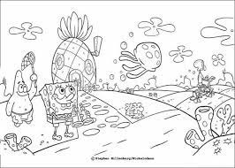 Coloring pages for kids spongebob krabby pattya93a. Spongebob Pineapple Coloring Pages Reezacourbei Coloring