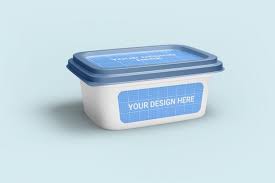 Download Ice Cream Tub Container Mockup Free Package Mockups