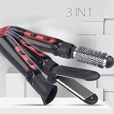3 In 1 Multifunction Hair Styling Tools Hairdryer Hair Curler Hair Blow Dryer Comb Fast Straight Hair Bru Hair Dryer Comb Hair Dryer Styler Straight Hairstyles
