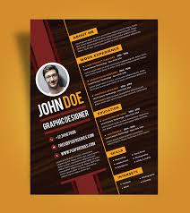 As a designer, you must represent yourself well. Free Creative Resume Design Template For Graphic Designer Psd File Good Resume