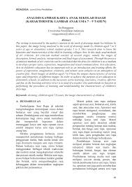 Check spelling or type a new query. Pdf Analisis Gambar Karya Anak Sekolah Dasar Karakteristik Gambar Anak Usia 7 9 Tahun