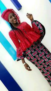 Haut Rouge Avec Pagne Rouge Noir African Print Fashion Dresses African Fashion Latest African Fashion Dresses