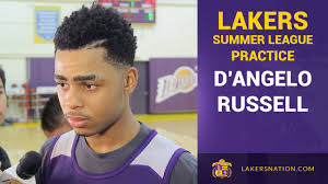 Jordan clarkson wearing goyard sac steamer bag, nike sb dunk low sneakers. D Angelo Russell On Jordan Clarkson Pairing It S Dangerous Youtube