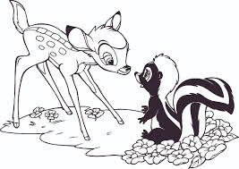 Disegni Il Pannello Di Bambi Disney Da Colorare E Stampare Elegante