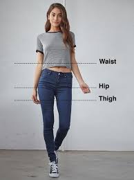 Womens Jeans Size Chart