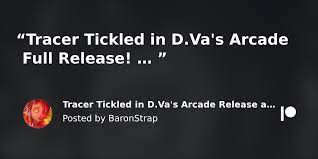 Tracer Tickled in D.Va's Arcade Release and HD Download! | Patreon