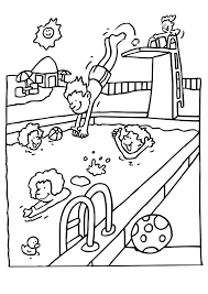 We recommend that you go through the book with your children and read the poem on each page out loud. Swimming Pool Safety Colouring Pages Page 2 Coloring Home