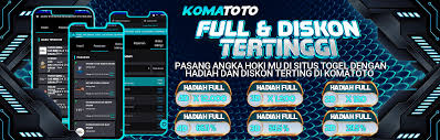 KOMATOTO – Situs Togel & Slot Online Terpercaya dengan Peluang Menang Besar 