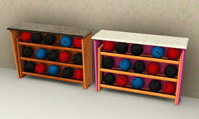 Pbr ball racks (personal ball rack). Mod The Sims Ts2 Ts3 Rackmaster 850 Bowling Ball Rack Conversion