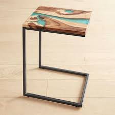 The Modern Eco Artistry Of Our Moraine Design Brings Elevated Style To The Close Up Convenience Of A C Table You Can Slip Right Under A C Table Furniture Table
