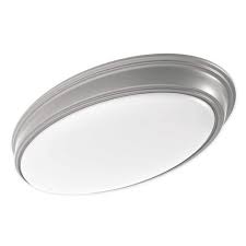 Good Earth Lighting Portal 2760 Lumens 31 X 16 Nickel Led Oval Linear Decorative Utility Light At Menards