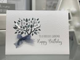 Grandma Happy Birthday Card, Fabulous Grandma Birthday Card, Grandma Card,  Keepsake Card, Luxury Grandma Birthday Card, Buterflies and Bow