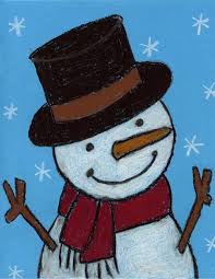 Cute Snowman Drawing Art Projects For Kids Christmas Art Projects Christmas Art Kids Art Projects