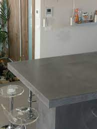 plan de travail resine aspect beton cire amenagement interieur appartement bordeaux plan de travail beton