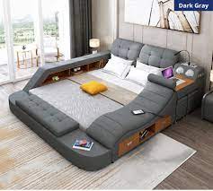 The best modern bed frames to dress up your bedroom. The Ultimate Bed With Integrated Massage Chair Speaker And Desk