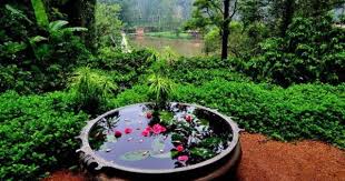 The Brass Uruli Traditional Kerala Decorating Whats Ur Home Story Indian Garden Garden Design Front Yard Garden Design