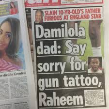The former liverpool player also posted an image of sun newspaper's front page, which carries an image of the tattoo alongside the headline. Football365